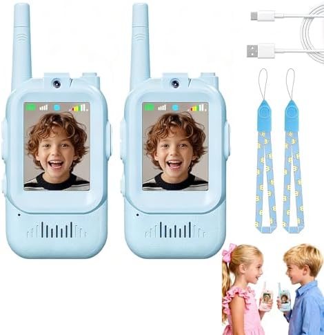 🎥📡 VideoTalk Kids Walkie-Talkie Duo (Set Of 2)